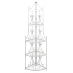 Corner Plant Rack White