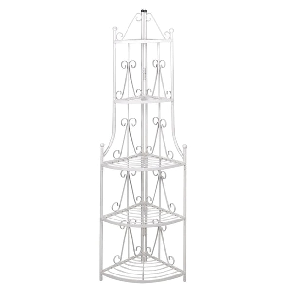  Corner Plant Rack White