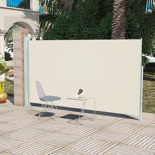 Patio Terrace Side awning  Cream Colour