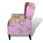 Armchair with Patchwork Design Fabric