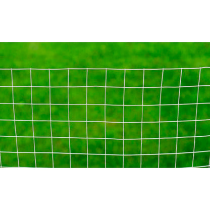 Chicken Wire Fence Galvanised Steel "Silver" - 10×1m