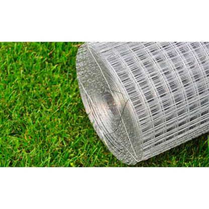 Chicken Wire Fence Galvanised Steel Silver  L
