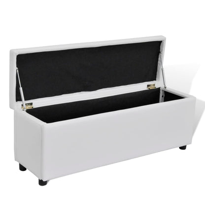 Storage Bench White Medium Size