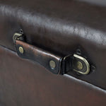 Storage Bench Set 3 pcs Brown