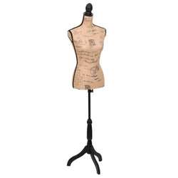 Ladies Bust Display Bust Brown Black Jute Female Mannequin Display