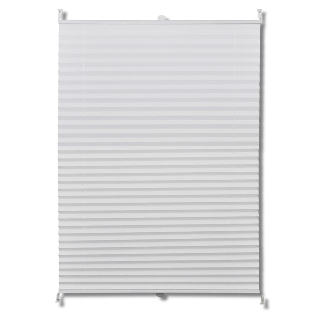 Plisse Blind White Pleated Blind S