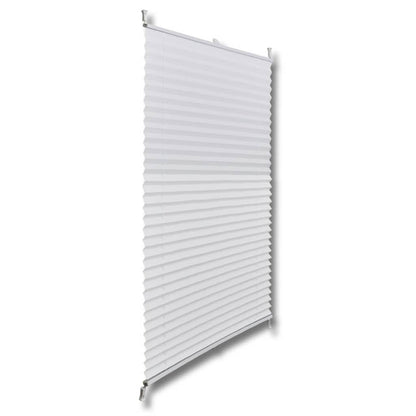 Plisse Blind White Pleated Blind S