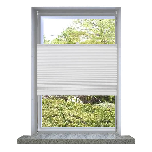 Plisse Blind White Pleated Blind S