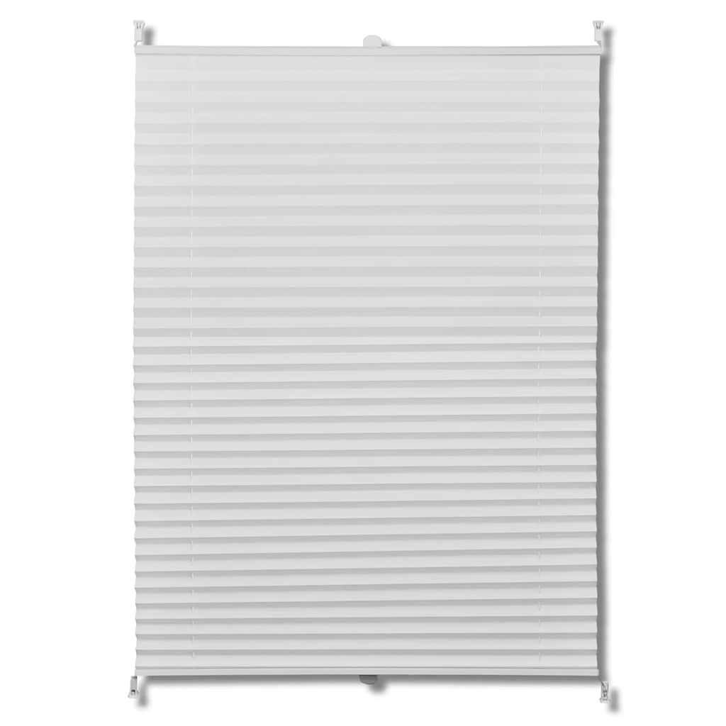 Crepe fabric Plisse Blind  White Pleated Blind