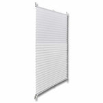 Crepe fabric Plisse Blind  White Pleated Blind