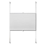 Crepe fabric Plisse Blind  White Pleated Blind