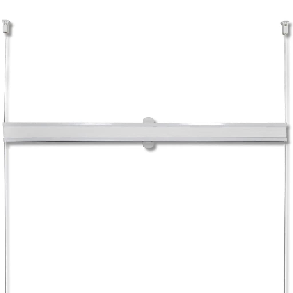 Plisse Blind White Pleated Blind--Crepe fabric