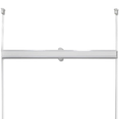 Plisse Blind White Pleated Blind--Crepe fabric