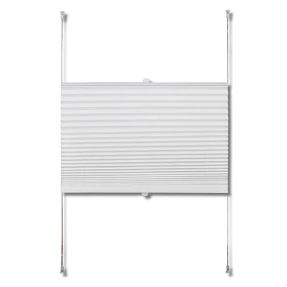 Plisse Blind White Pleated Blind (Crepe fabric)