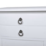 Nightstand with 2 Drawers White