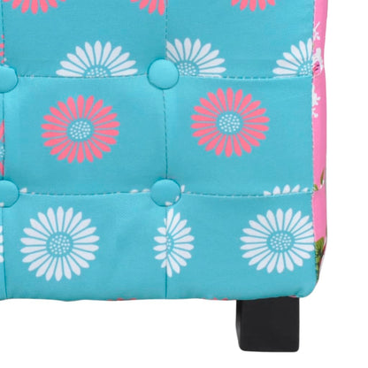 Patchwork Foot Stool Hocker Pastoralism Style Quality