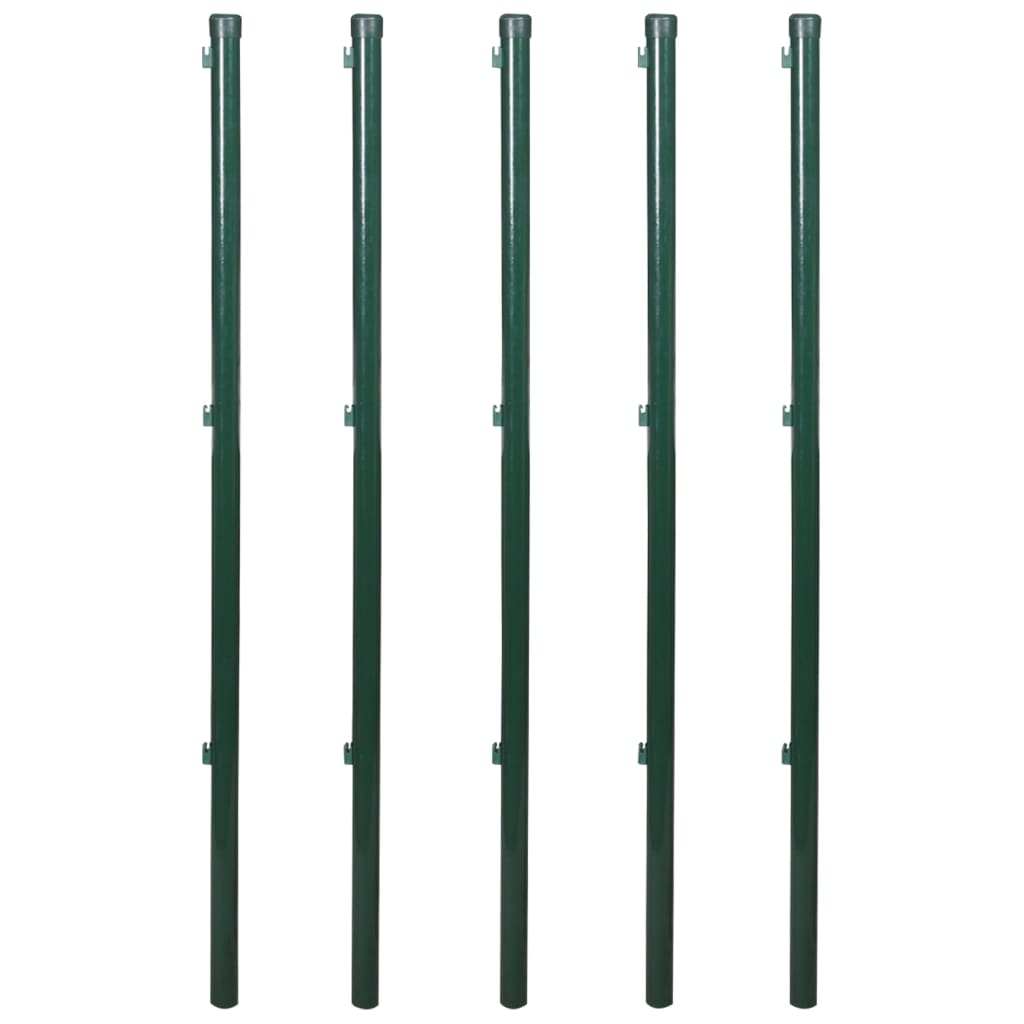 Chain Link Fence with Posts Spike Galvanised Steel L