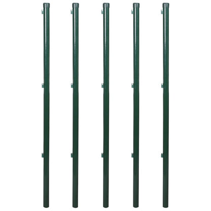Chain Link Fence with Posts Spike Galvanised Steel L