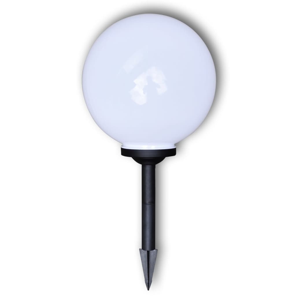 Garden Path Solar Ball Light LED 30cm 2pcs with Ground Spike