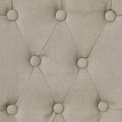 Dining Chairs 6 pcs Beige Fabric