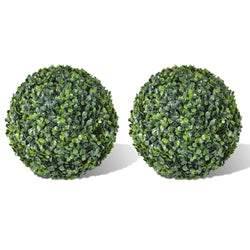 Boxwood Ball Artificial Leaf Topiary Ball  2 pcs