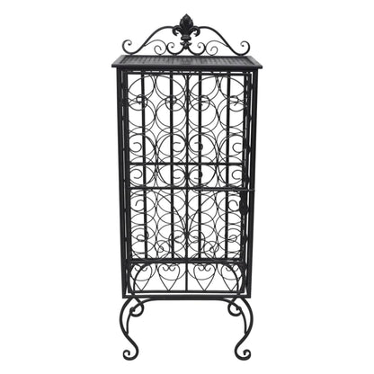 Wine Rack for 28 Bottles Metal - 47×35×111cm