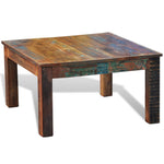 Coffee Table Square Reclaimed Wood