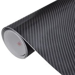 Carbon Fiber Vinyl Car Fil 4D Black  M