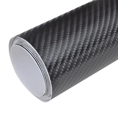 Carbon Fiber Vinyl Car Fil 4D Black  M