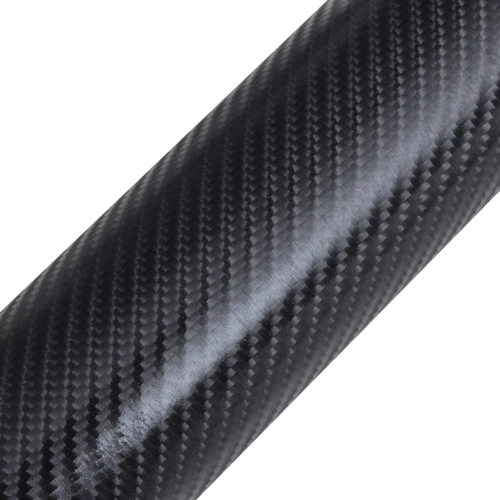 Carbon Fiber Vinyl Car Fil 4D Black  M