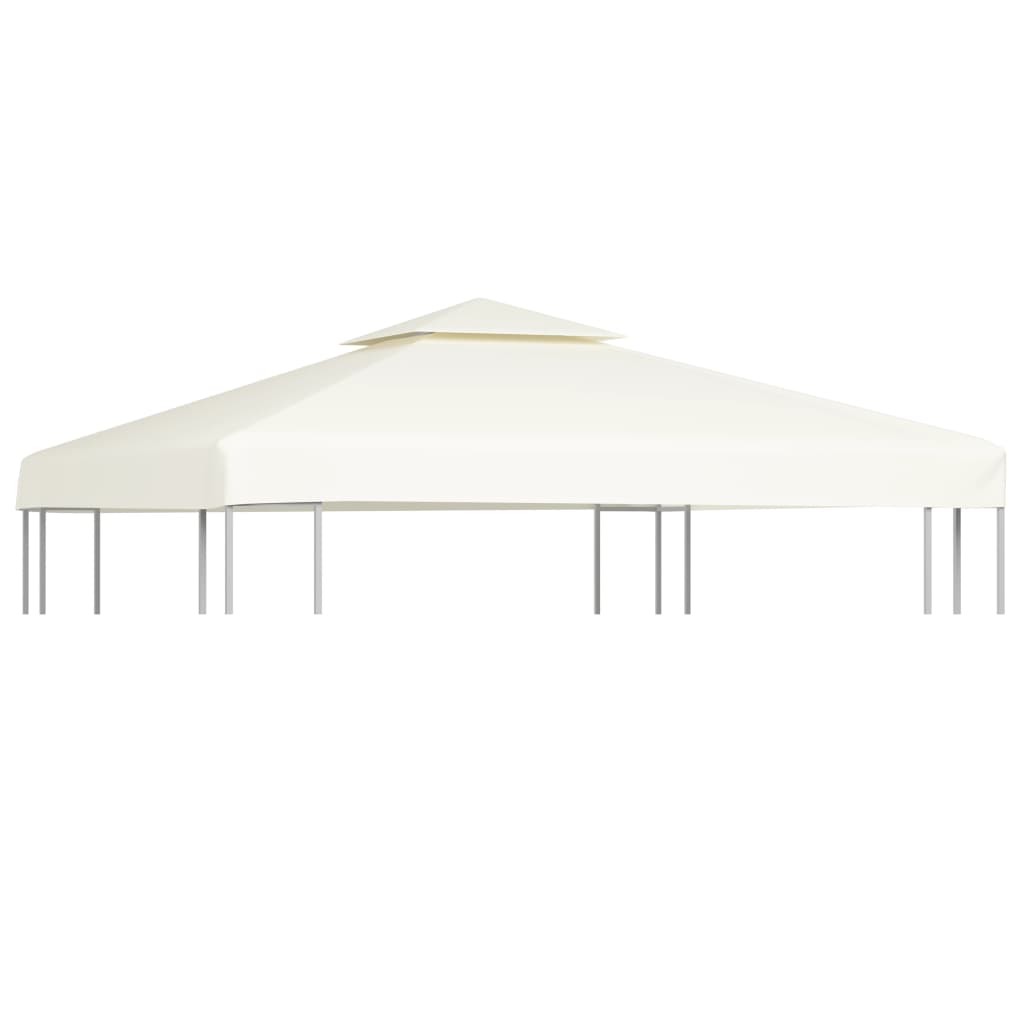 Waterproof Gazebo Cover Canopy  Cream White