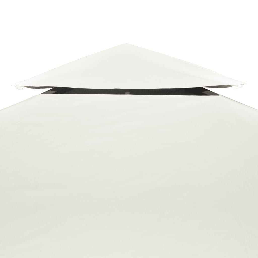 Waterproof Gazebo Cover Canopy  Cream White