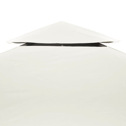 Waterproof Gazebo Cover Canopy  Cream White