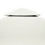Waterproof Gazebo Cover Canopy  Cream White