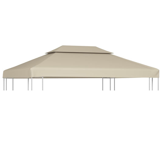 Water-proof Gazebo Cover Canopy Replacement  Beige