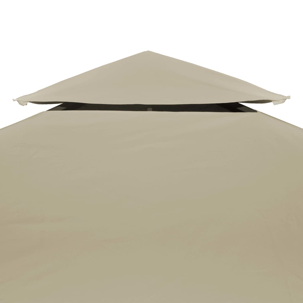 Water-proof Gazebo Cover Canopy Replacement  Beige