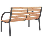Garden Bench 112 cm Wood and Iron