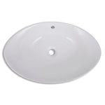 Luxury Ceramic Basin Oval with Overflow