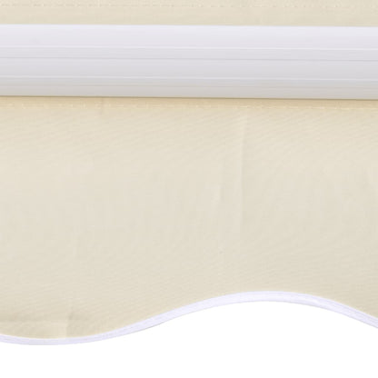 Awning Top Sunshade Canvas Cream S