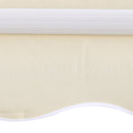 Awning Top Sunshade Canvas Cream S