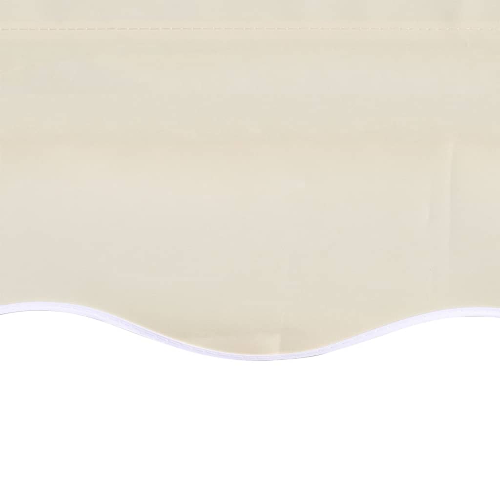 Awning Top Sunshade Canvas Cream M