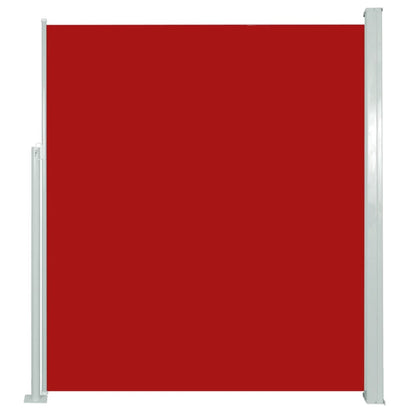 Patio Terrace Side Awning  Red