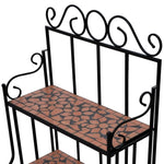 Mosaic Plant Stand Terracotta