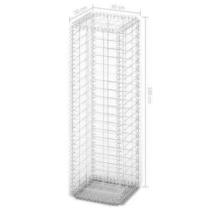 Gabion Basket with Lids Galvanised Wire S