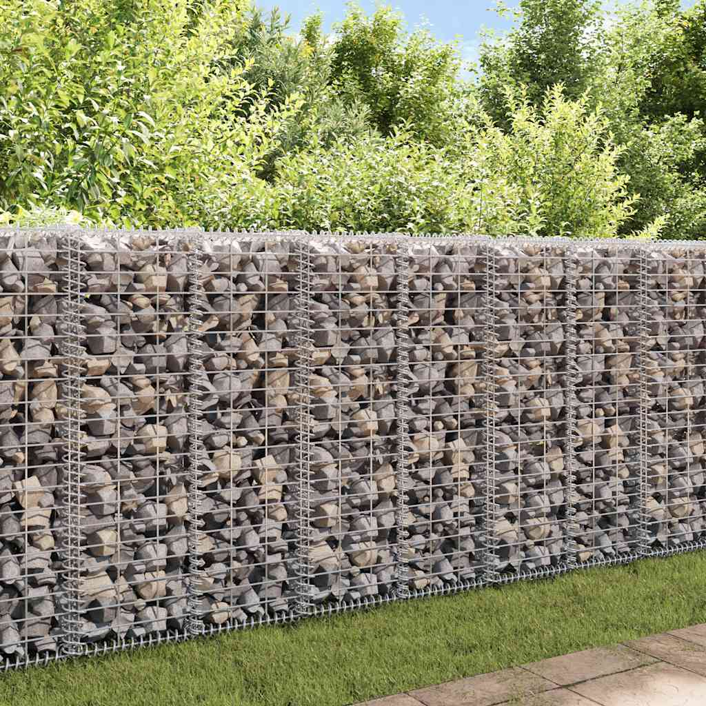 Gabion Basket with Lids Galvanised Wire S