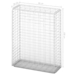 Gabion Basket with Lids Galvanised Wire L