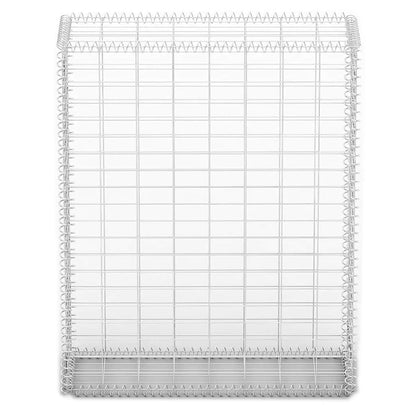 Gabion Basket with Lids Galvanised Wire L