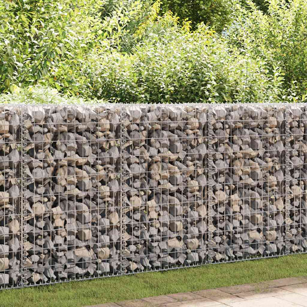  Gabion Basket with Lids Galvanised Wire XL