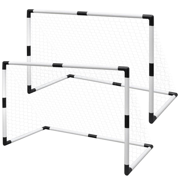  Mini Soccer Goals Post Net Set 2 pcs for Kids
