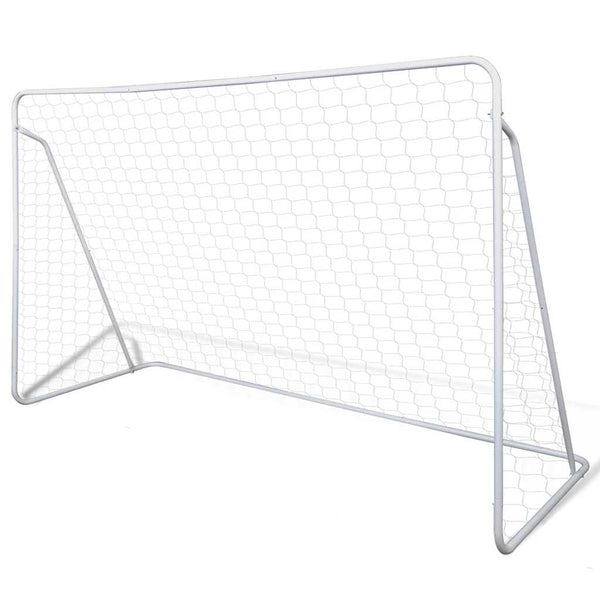  Soccer Goal Post Net Set Steel High-quality